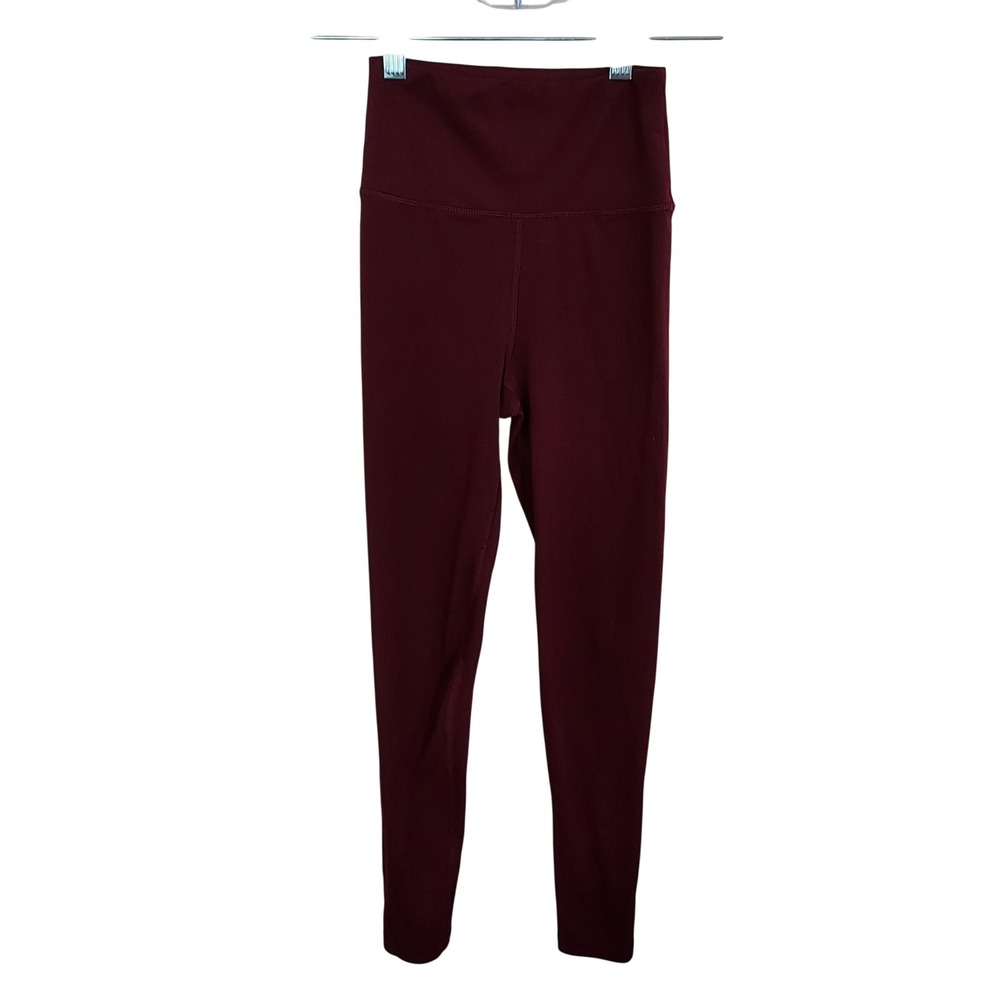 American Eagle Lightweight Everything Legging Burgundy High Rise XXS 7/8 Length